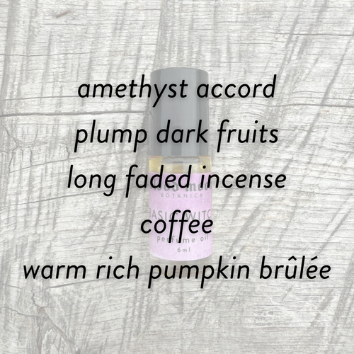 Basic Witch Perfume Oil - Dark Fruit, Coffee, Pumpkin, Incense
