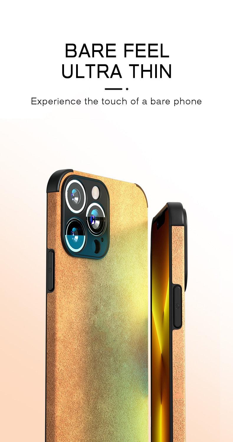 Luxury Leather Phone Case For iPhone 14 13 12 11 Pro Max Mini X XS XR 7 8 Plus SE Retro Solid Color Soft Silicone Cover PU Leather Classic Luxury Business Slim Cover Non-Slip Anti Scratch Full Protective Phone Cases